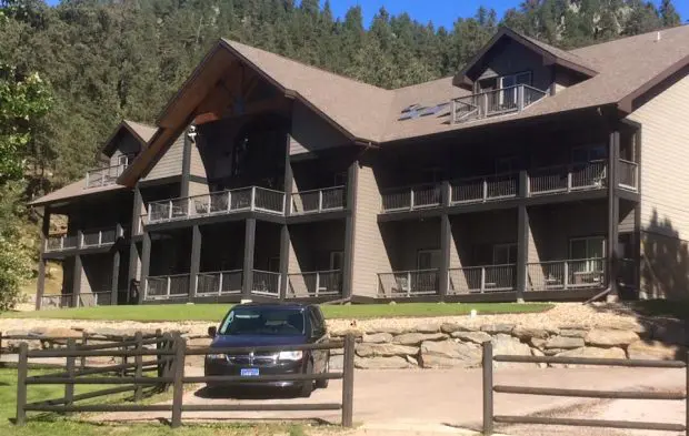 Brown apartment building